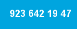 923 642 19 47 923 642 19 47